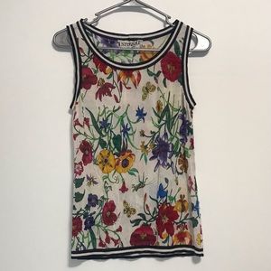 Stizzoli Sleeveless Floral Blouse xs/small